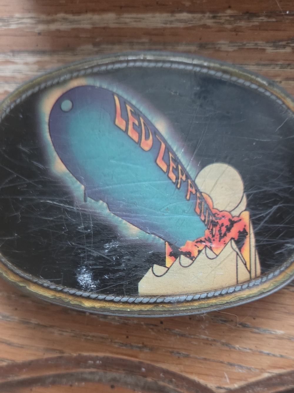 Led Zeppelin Pacifica 1977 Belt Buckle -